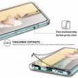 Galaxy S20 FE 5G 6.5 inch Case, Slim Fit 360 Degree Full Body Protection Hybrid Shockproof Case Transparent Back and Front Full Clear Cover