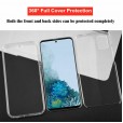 iPhone 11 6.1 inches 2019 Case,Clear 360°Coverage Full Body Protective Shell Shockproof Front and Back Crystal Soft Silicone Touch Screen Cover