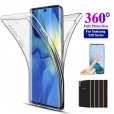 Samsung Note10 Plus/Note10 Plus 5G Case,Clear 360°Coverage Full Body Protective Shell Shockproof Front and Back Crystal Soft Silicone Touch Screen Cover