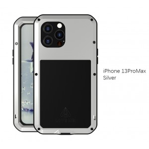 LOVE MEI Waterproof Aluminum Metal Tempered Glass Case, For Sony Xperia XA2
