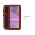 Samsung Galaxy S21 6.2 inches Case,Shockproof Armor Rugged Rubber Metal Aluminum Tempered Glass Screen Protective Hybrid Back Cover