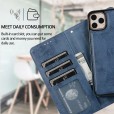 iPhone11 Pro 5.8 Inches 2019 Case , Removable Leather Magnetic Flip With Card Holder Cover