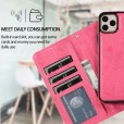 iPhone 11 6.1 inches 2019 Case , Removable Leather Magnetic Flip With Card Holder Cover