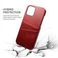iPhone 11 6.1 inches 2019 Case,Luxury Back Card Holder Case Hard Leather Protective Cover