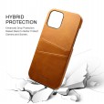iPhone 11 6.1 inches 2019 Case,Luxury Back Card Holder Case Hard Leather Protective Cover