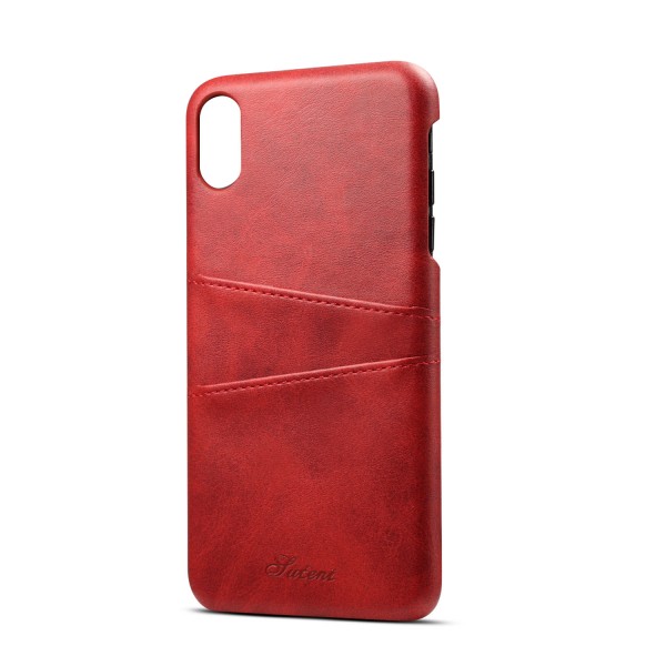 iPhone XR 6.1 inches Case,Luxury Back Card Holder Case Hard Leather Protective Cover