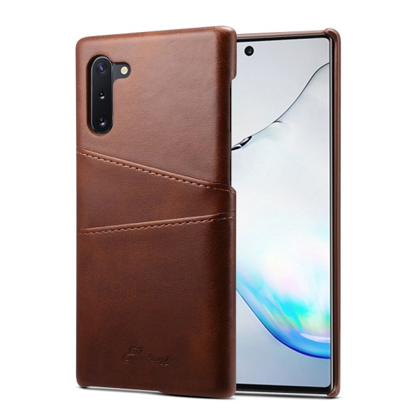 Samsung Galaxy Note10 & Note10 5G Case,Luxury Back Card Holder Case Hard Leather Protective Cover