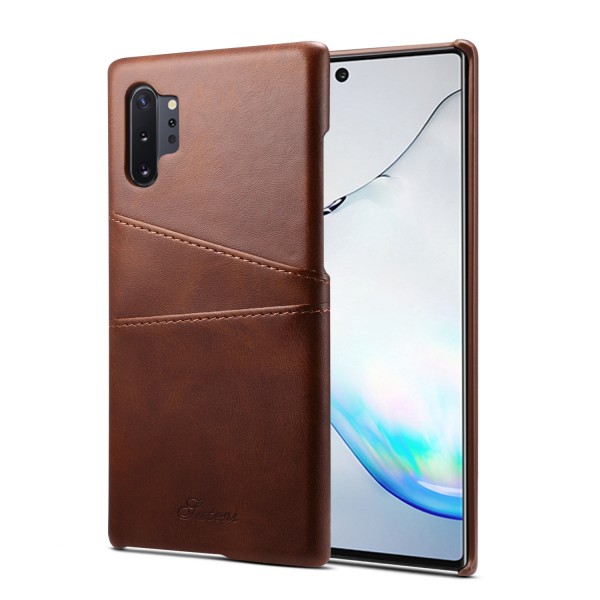 Samsung Note10 Plus/Note10 Plus 5G Case,Luxury Back Card Holder Case Hard Leather Protective Cover