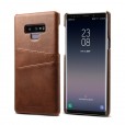 Samsung Galaxy Note 9 Case,Luxury Back Card Holder Case Hard Leather Protective Cover