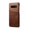 Samsung Galaxy S10 5G Case,Luxury Back Card Holder Case Hard Leather Protective Cover