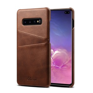 Samsung Galaxy S10 5G Case,Luxury Back Card Holder Case Hard Leather Protective Cover, For Samsung S10 5G
