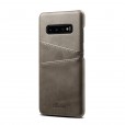 Samsung Galaxy S10 Plus Case,Luxury Back Card Holder Case Hard Leather Protective Cover