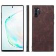 Samsung Note10 Plus/Note10 Plus 5G Case,Luxury Leather Back Shockproof Ultra Slim Cover