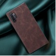 Samsung Note10 Plus/Note10 Plus 5G Case,Luxury Leather Back Shockproof Ultra Slim Cover