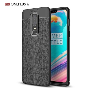 Stylish Slim Fit Shock-Absorption Anti-slip Flexible TPU Rubber Protective Cover, For Oneplus 6