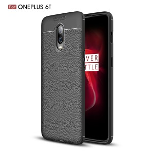Stylish Slim Fit Shock-Absorption Anti-slip Flexible TPU Rubber Protective Cover, For Oneplus 6T