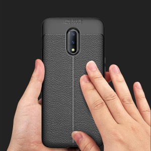Stylish Slim Fit Shock-Absorption Anti-slip Flexible TPU Rubber Protective Cover, For OnePlus 7