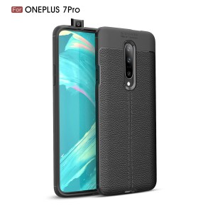 Stylish Slim Fit Shock-Absorption Anti-slip Flexible TPU Rubber Protective Cover, For OnePlus 7T Pro
