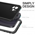iPhone12 (6.1 inches) 2020 Release Waterproof Case ,Shockproof Built-in Screen Protector Full-Body Rugged Resistant Protective Hard Cover w/ Kickstand