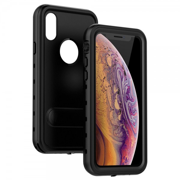 iPhone11 Pro 5.8 Inches 2019 Waterproof Case ,Shockproof Built-in Screen Protector Full-Body Rugged Resistant Protective Hard Cover w/ Kickstand