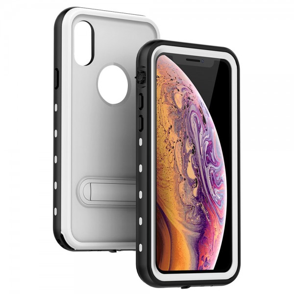 iPhone 11 Pro Max (6.5 inches) Waterproof Case ,Shockproof Built-in Screen Protector Full-Body Rugged Resistant Protective Hard Cover w/ Kickstand