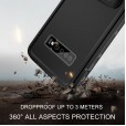 Samsung Galaxy S10 Plus Waterproof Case ,Shockproof Built-in Screen Protector Full-Body Rugged Resistant Protective Hard Cover w/ Kickstand