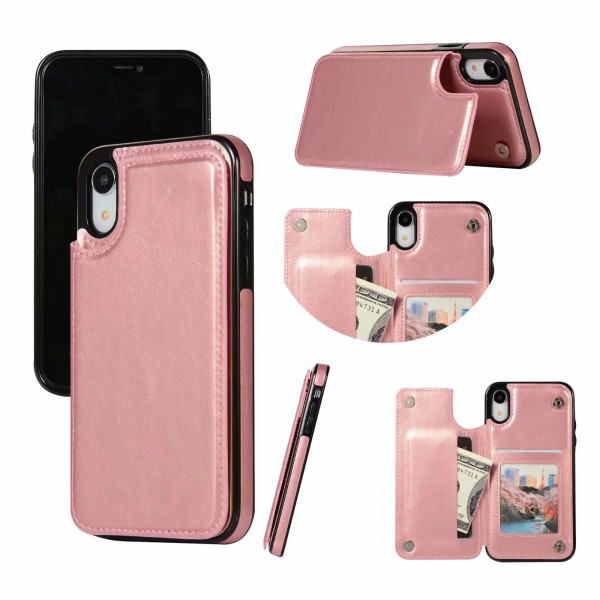 For iPhone 6 Plus Leather Card Case Wallet Stand Cover