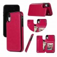 For iPhone 7 / 8 / SE2020 Leather Wallet Card Holder Stand Cover Case