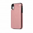 For iPhone XR Leather Wallet Card Holder Stand Cover Case