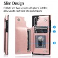 Samsung Galaxy Note10 & Note10 5G Case,Shockproof PU Leather Wallet Card Holder Kickstand Flip Magnetic Hybrid Rubber Back Cover