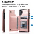 Samsung Note10 Plus/Note10 Plus 5G Case,Shockproof PU Leather Wallet Card Holder Kickstand Flip Magnetic Hybrid Rubber Back Cover