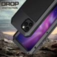 Apple iPhone 11 Pro Max 6.5 Inch Case, Dust/Water Proof Shockproof Aluminum Gorilla Metal Heavy Duty Cover Case