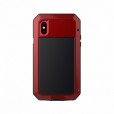 Apple iPhone X& XS 5.8 Inch Case, Dust/Water Proof Shockproof Aluminum Gorilla Metal Heavy Duty Cover Case