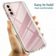 Samsung Galaxy S21 6.2-inch Case,Hybrid PC Back and TPU Full Body Protective Transparent Shockproof Anti-Scratch Cover
