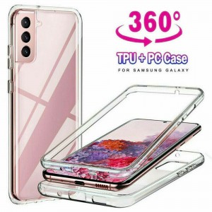 Samsung Galaxy S21 6.2-inch Case,Hybrid PC Back and TPU Full Body Protective Transparent Shockproof Anti-Scratch Cover, For Samsung S21