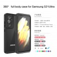 Samsung Galaxy S21 Ultra 6.8 inches Case,Built-in Screen Protector Dustproof Shockproof 360 Full Body Protective IP68 Waterproof Daily-Use Case