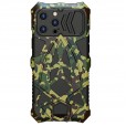 Metal Bumper Silicone Rubber Case Hybrid Military Shockproof Heavy Duty Rugged case Cover