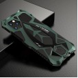 iPhone 11 6.1 inches 2019 Case,Shockproof Rugged with Built-in Screen Protector Metal Armor Bumper Heavy Duty Protective Cover