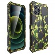 For iPhone 12pro max (6.7) Armor Metal Rubber Shockproof Case Cover