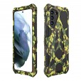 For Samsung S21 Armor Metal Rubber Shockproof Case Cover