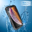 Apple iPhone XS Max 6.5 Inch Case,Dustproof ShockProof Waterproof Metal Built-in Screen 360°Full Protector Case Cover