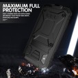 Apple iPhone XR 6.1 Inch Case,Dustproof ShockProof Waterproof Metal Built-in Screen 360°Full Protector Case Cover