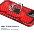 Hybrid Armor Shockproof Ring Stand Hard Back Smart Phone Case Cover