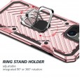 Hybrid Armor Shockproof Ring Stand Hard Back Smart Phone Case Cover