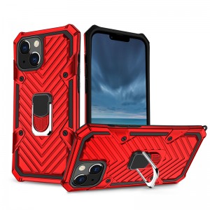 Hybrid Armor Shockproof Ring Stand Hard Back Case Cover, For Samsung A01 Core