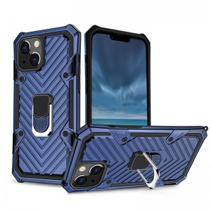 Hybrid Armor Shockproof Ring Stand Hard Back Case Cover, For Samsung A42 5G
