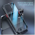 Luxury Transparent Protective TPU Shockproof Back Case Cover For Smart Phones
