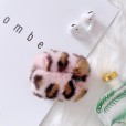 AirPods Pro /Airpods 3 Headphone Case, Leopard Pattern Warmth Plush Furry Cute Fluffy Soft Fur Protective Cover