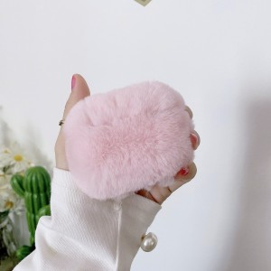 Airpods 1st & Airpods 2nd Headphone Case,Warmth Plush Furry Cute Fluffy Soft Fur Protective Wireless Charging Cover, For AirPods 1/AirPods 2