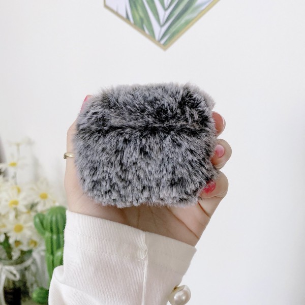 AirPods Pro /Airpods 3 Headphone Case, Warmth Plush Furry Cute Fluffy Soft Fur Protective Wireless Charging Cover